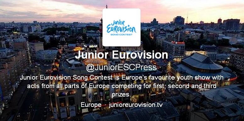Junior Eurovision: EBU launches official twitter for the contest