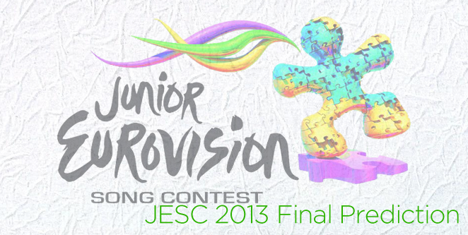 Join our Junior Eurovision 2013 Prediction Game!