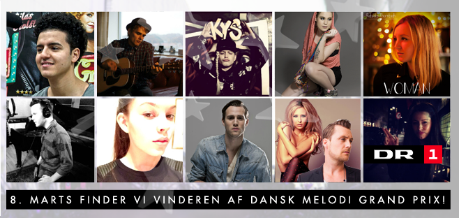 Denmark: 10 artists revealed for DMGP 2014
