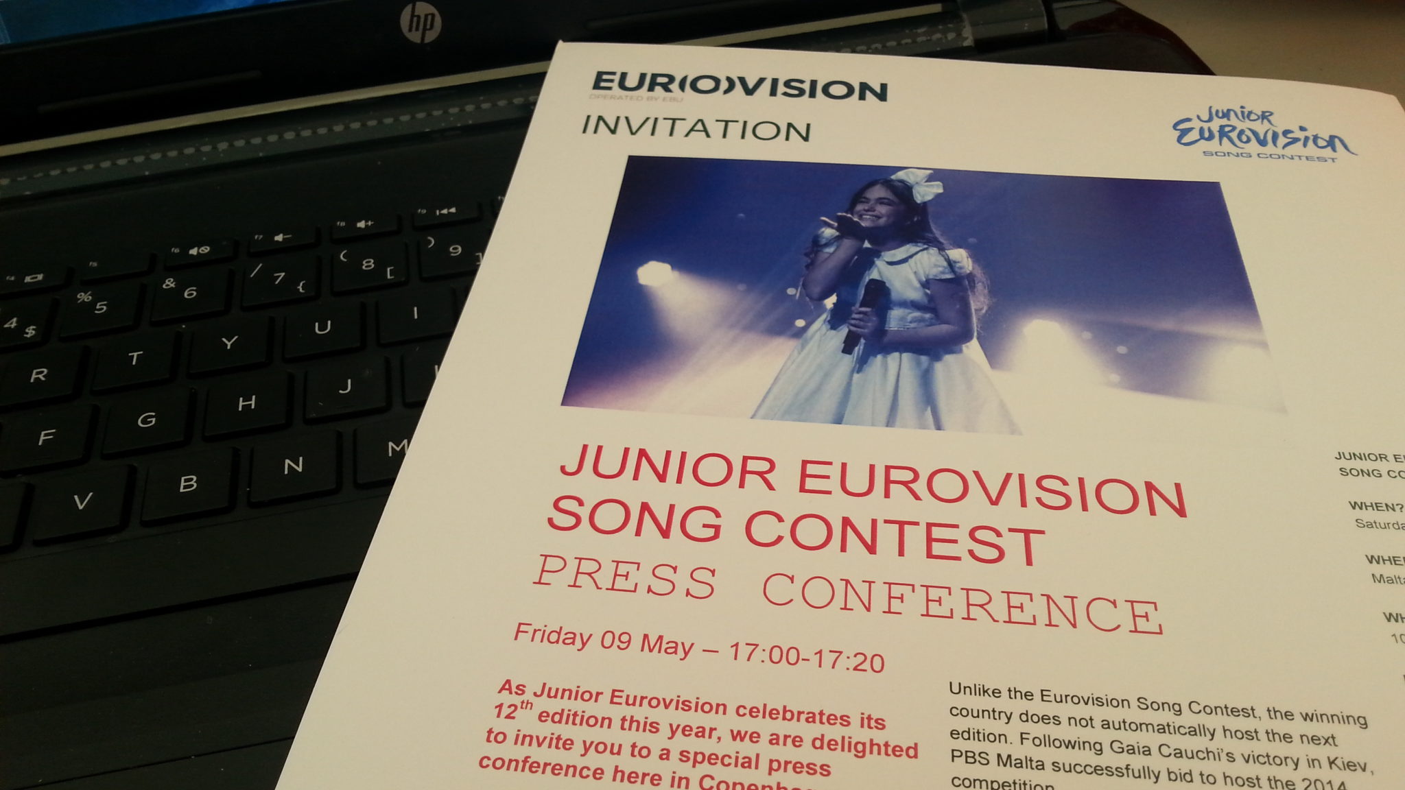 Junior Eurovision: Press conference in Copenhagen (ESC+Plus in Copenhagen)