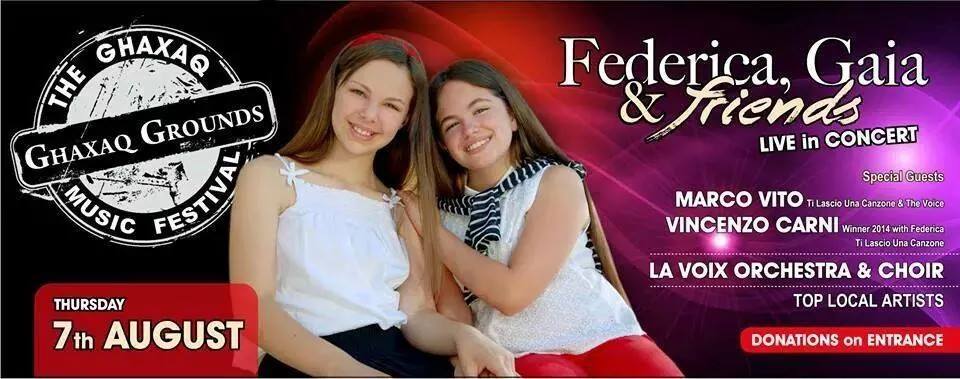 Junior Eurovision: Federica, Gaia & Friends in Nationwide Concert