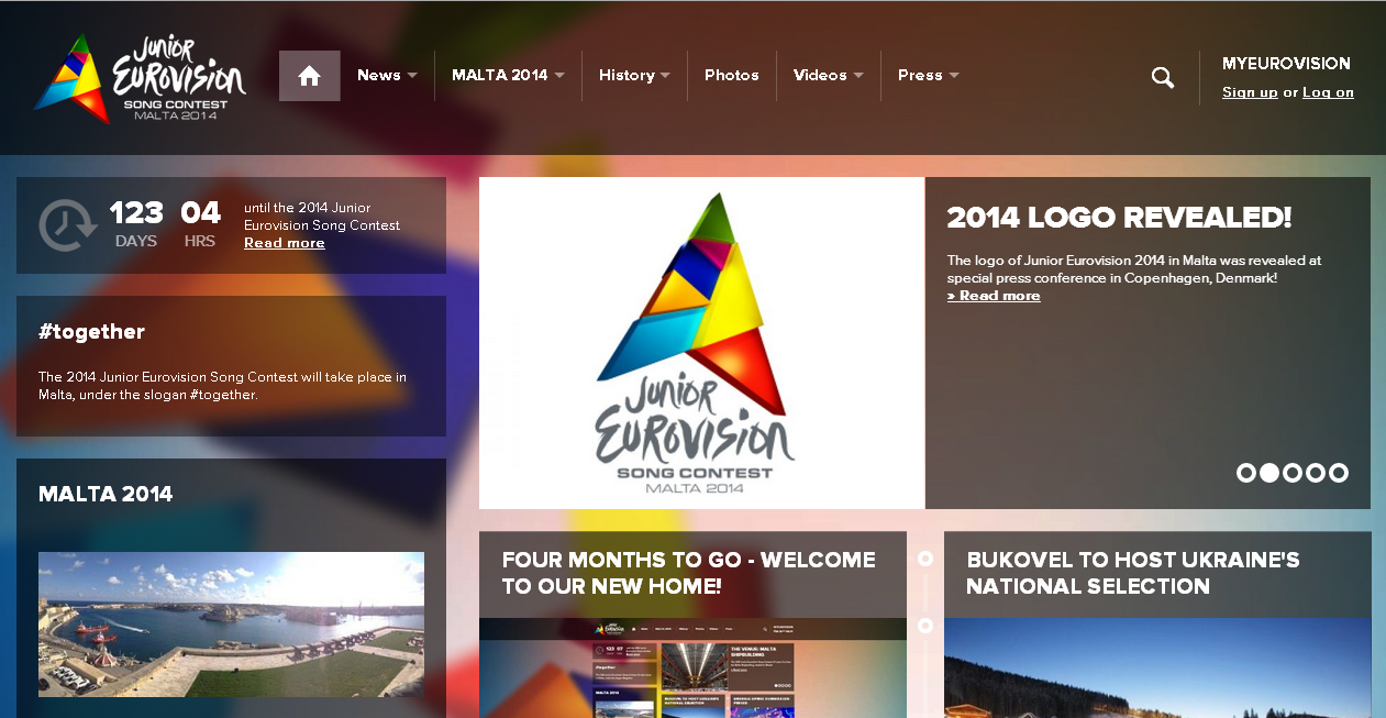 Junior Eurovision launches new web-site!