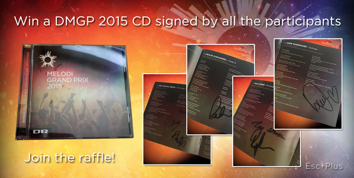 RAFFLE: Win a DMGP 2015 CD signed by all 10 participants! (Denmark)