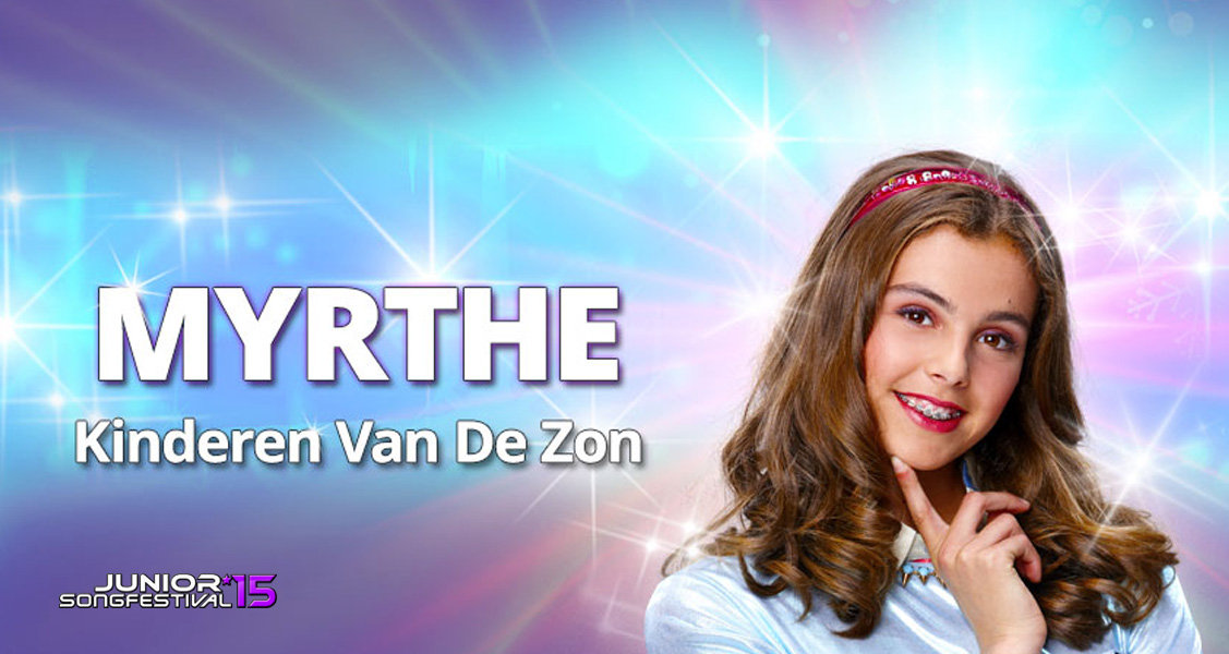 Junior Eurovision: Listen to the final version of “Kinderen Van De Zon” by Myrthe (Dutch Finalist)!