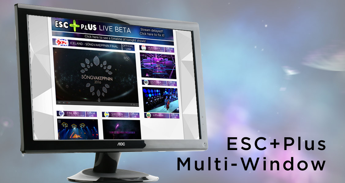 ESC+Plus launches Multi-Window, watch all live shows in one screen!