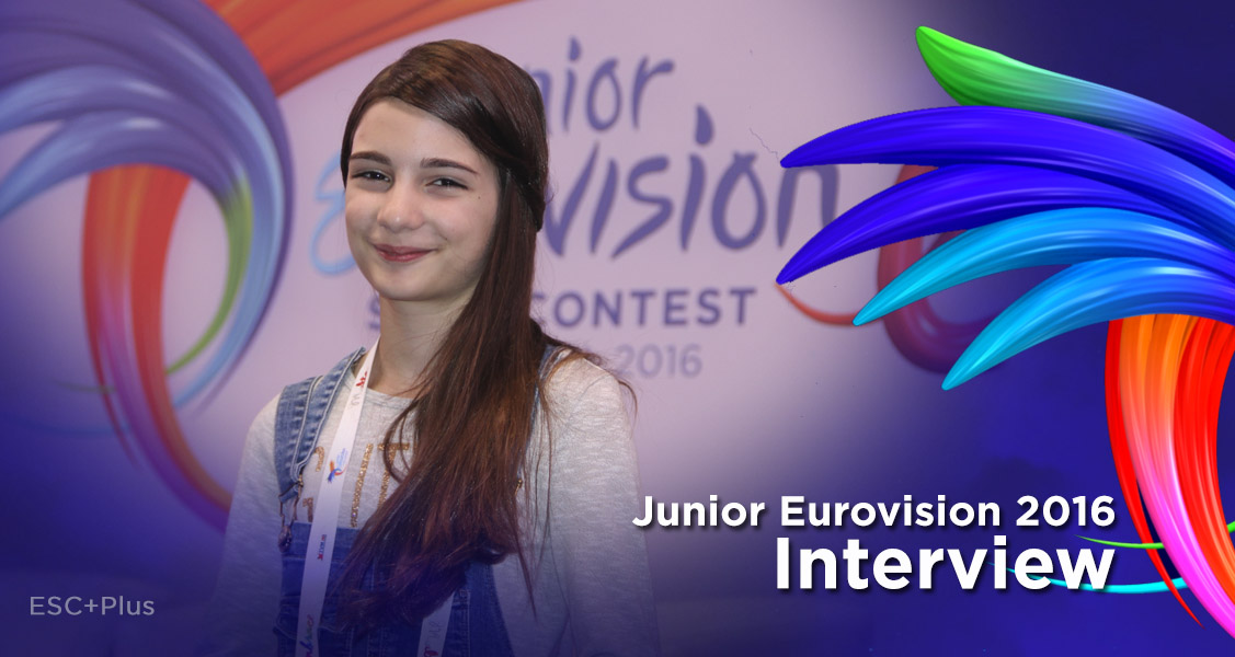 Exclusive video interview with Mariam Mamadashvili (Georgia at Junior Eurovision 2016)