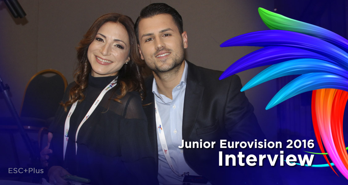 Exclusive video interview with Ben Camille & Valerie Vella (Hosts of Junior Eurovision 2016)