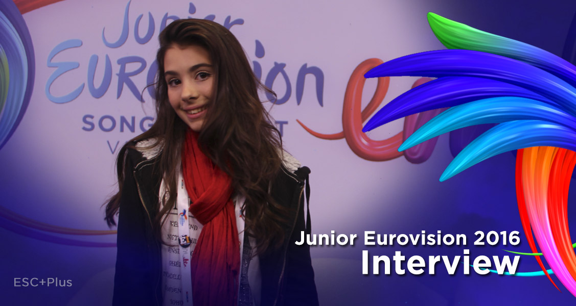 Exclusive video interview with Fiamma Boccia (Italy at Junior Eurovision 2016)