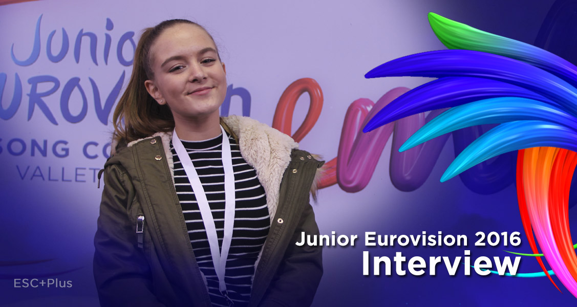 Exclusive video interview with Lina Kuduzovic (Slovenia at Junior Eurovision 2015)