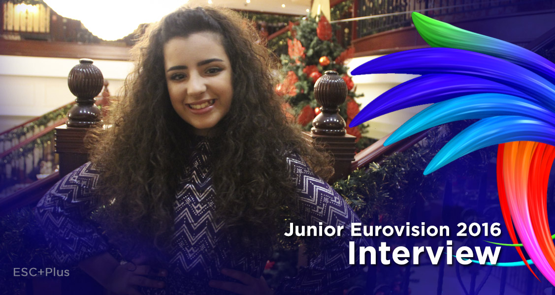 Exclusive video interview with Christina Magrin (Malta at Junior Eurovision 2016)