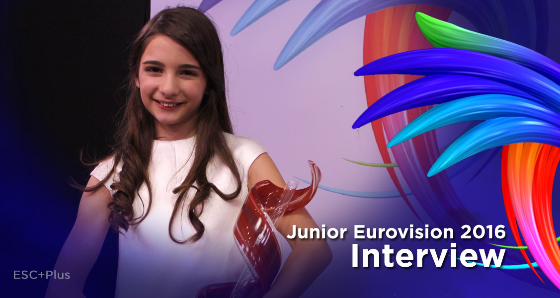 Exclusive video interview with Mariam Mamadashvili (Winner of Junior Eurovision 2016 for Georgia)