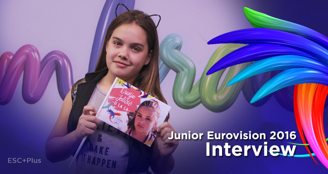 Exclusive video interview with Dunja Jeličić (Serbia at Junior Eurovision 2016)