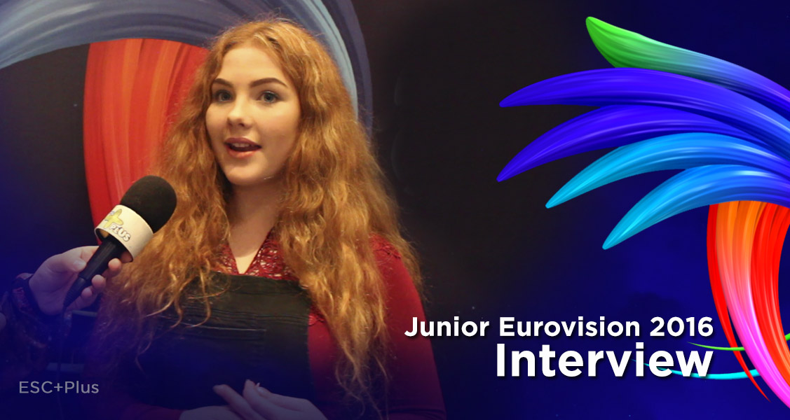 Exclusive video interview with Zena Donnelly (Ireland at Junior Eurovision 2016)