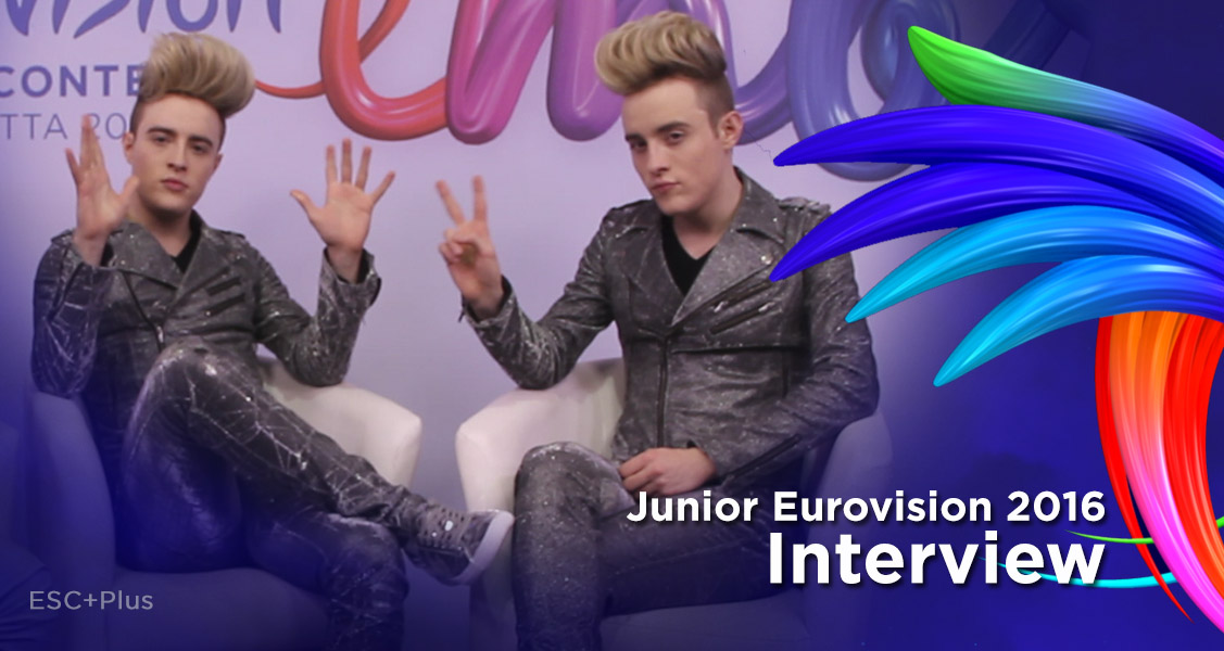 Exclusive video interview with Jedward (Judges and guests of Junior Eurovision 2016)