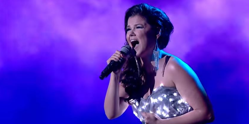 Saara Aalto (UMK 2016) sings in The X Factor UK Grand Final