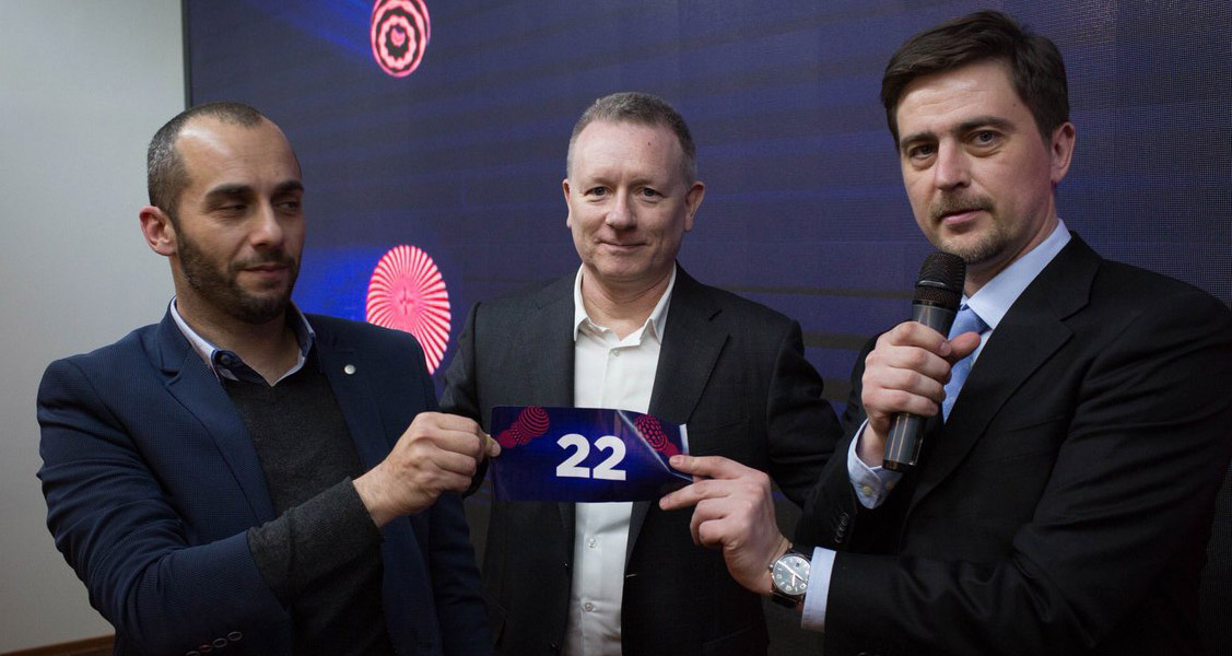 Ukraine drawn #22 for this year’s Eurovision Grand Final