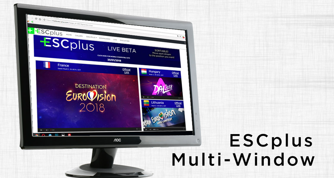 Watch Today’s Shows on ESCplus Live!