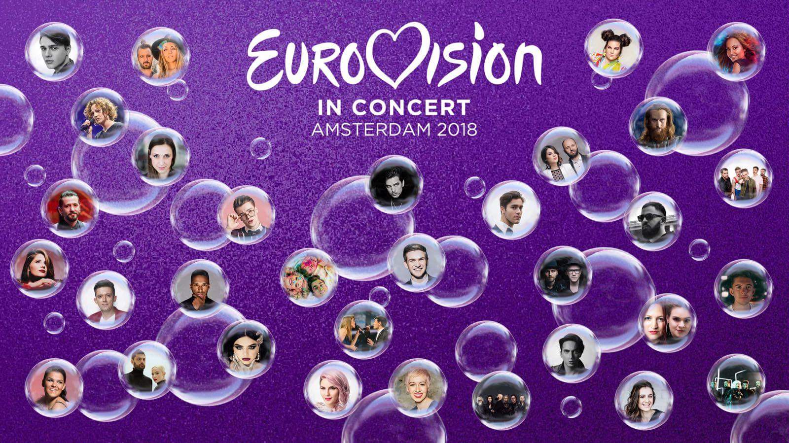 Tonight: Eurovision in Concert 2018 in Amsterdam