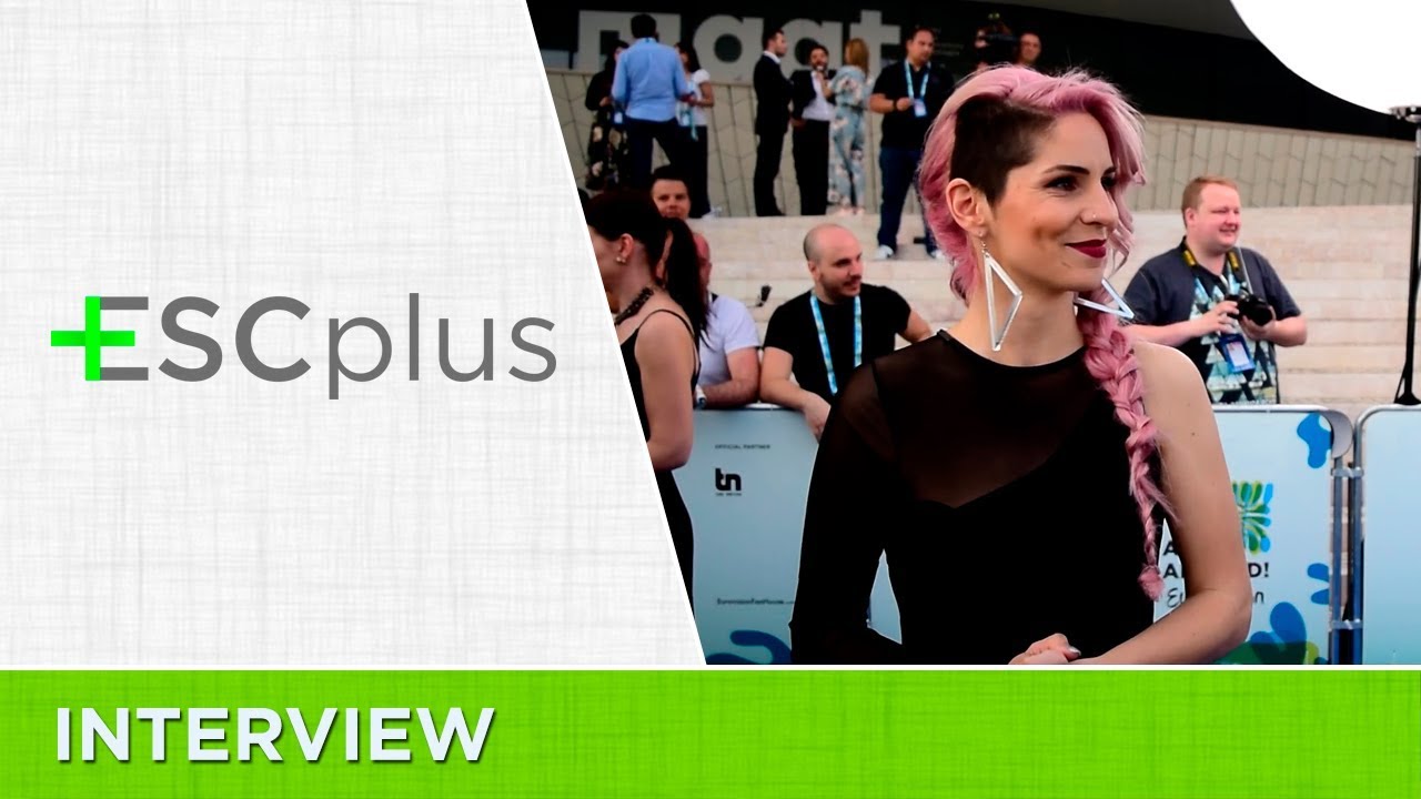 Interview: Slovenia’s Lea Sirk talks to ESCplus at the Blue Carpet