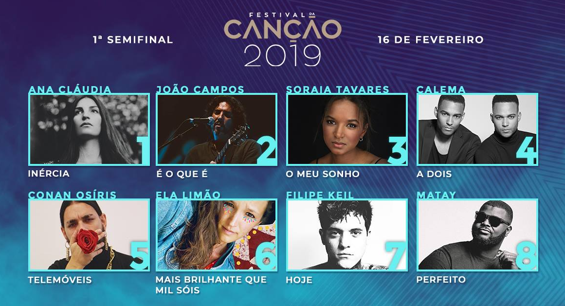 Tonight: Festival Da Canção 2019 semifinals begin in Lisbon