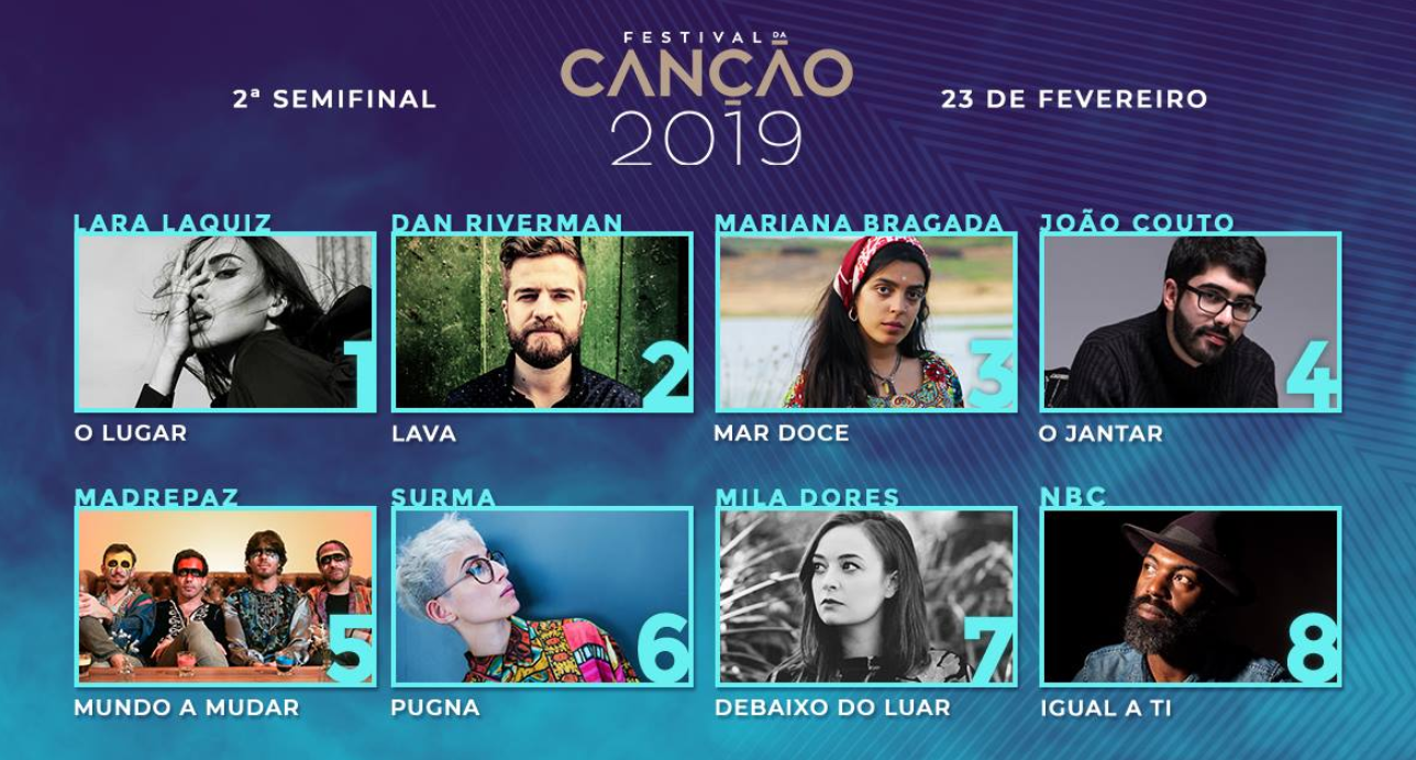 Tonight: Festival Da Canção 2019 continues in Lisbon with Semi-Final 2 ...