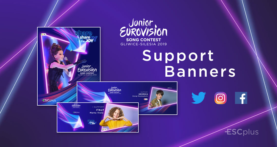 Junior Eurovision support banners now available!