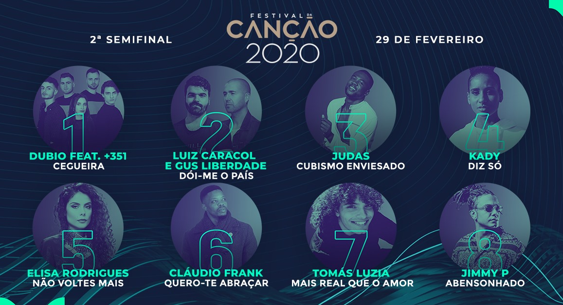 Tonight: Festival da Canção 2020 Semi-Final 2 in Portugal