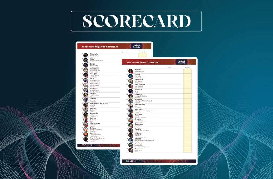 Eurovision 2022: Download the Semi-Final 2 Scorecard!