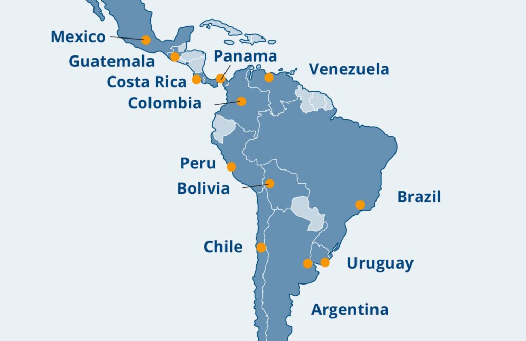 Map - Latin America