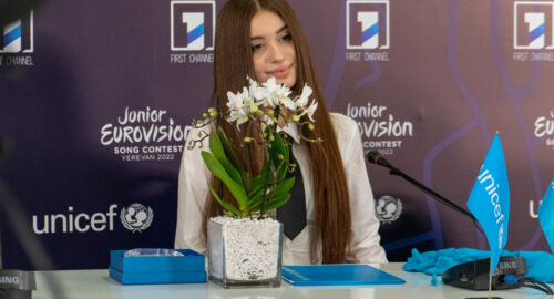 Junior Eurovision winner’s Maléna becomes UNICEF Ambassador