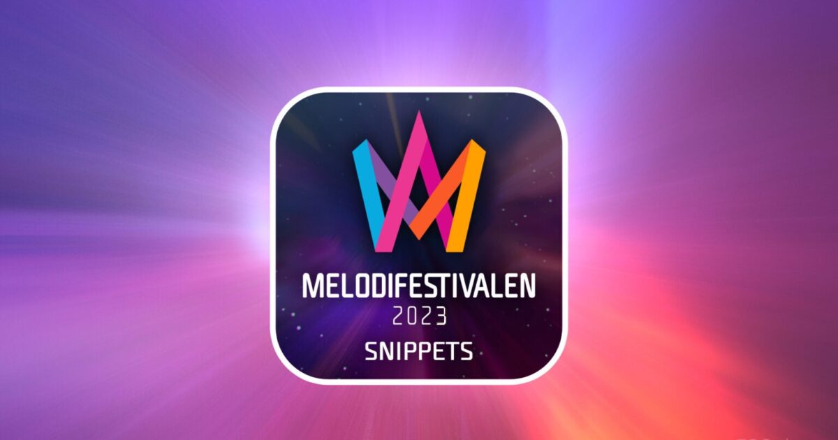 Sweden 2023: The snippets of the second Melodifestivalen heat songs are out!