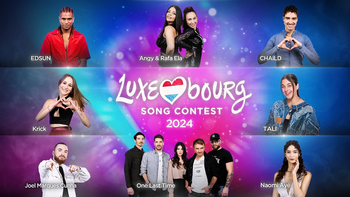 Luxembourg Song Contest 2024 - Entrants