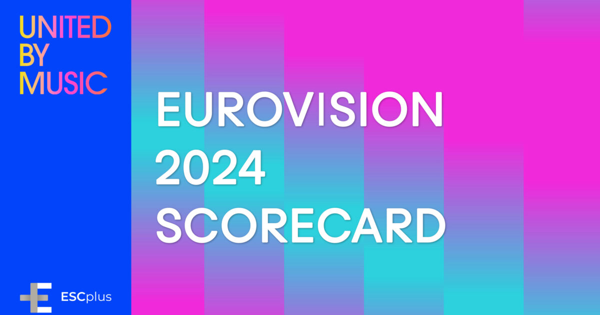 Download the scorecard of the two Eurovision 2024 semi-finals and become a professional judge of the contest!