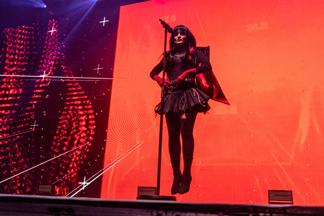 Shkodra Elektronike (Albania) at the London Eurovision Party 2025 / Iván Trejo