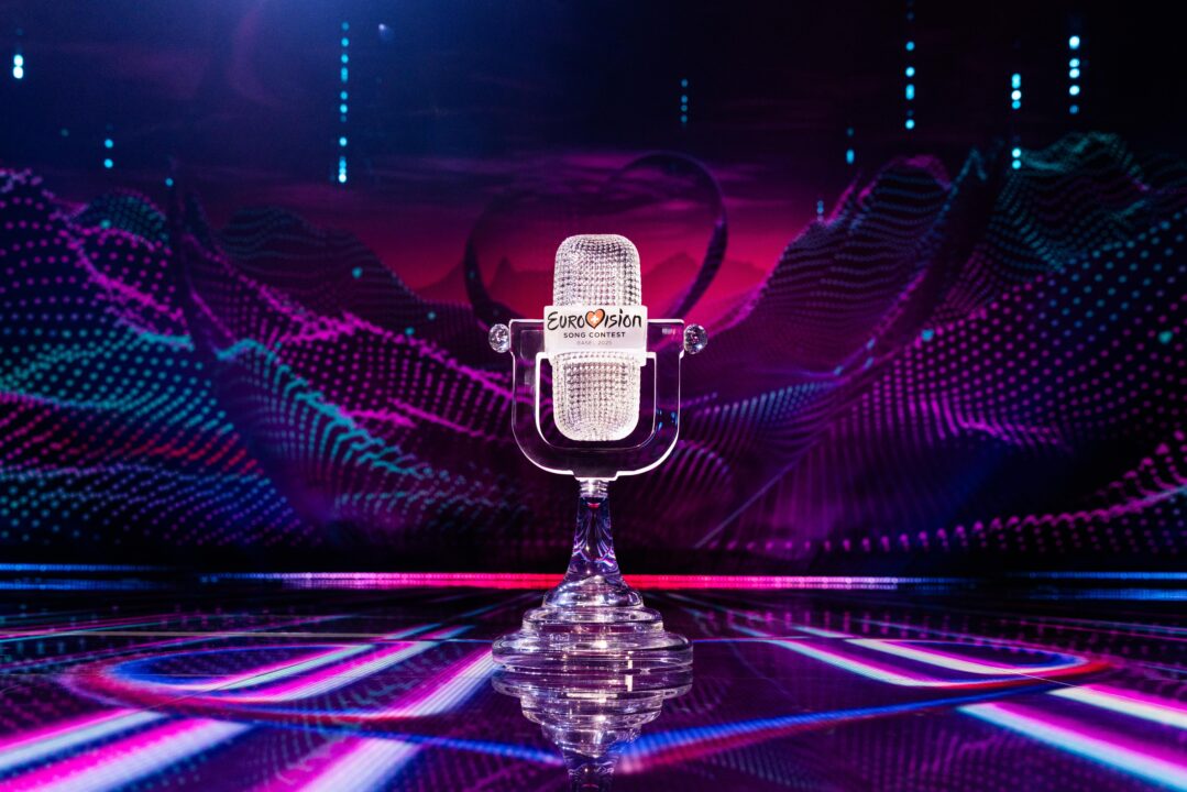 Eurovision 2025 Crystal Microphone | Corinne Cumming - EBU