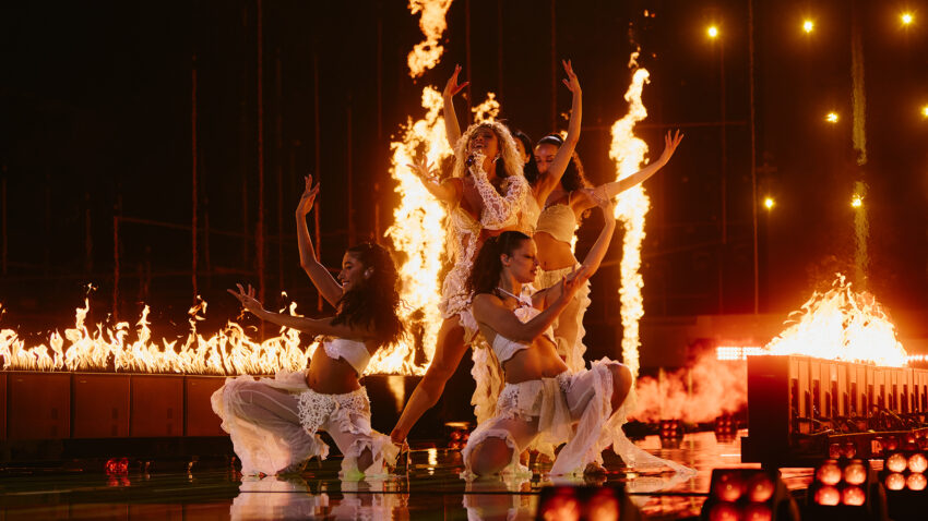 Antigoni (Cyprus) in her second individual rehearsal at the Eurovision 2026 | Image: Alma Bengtsson - EBU
