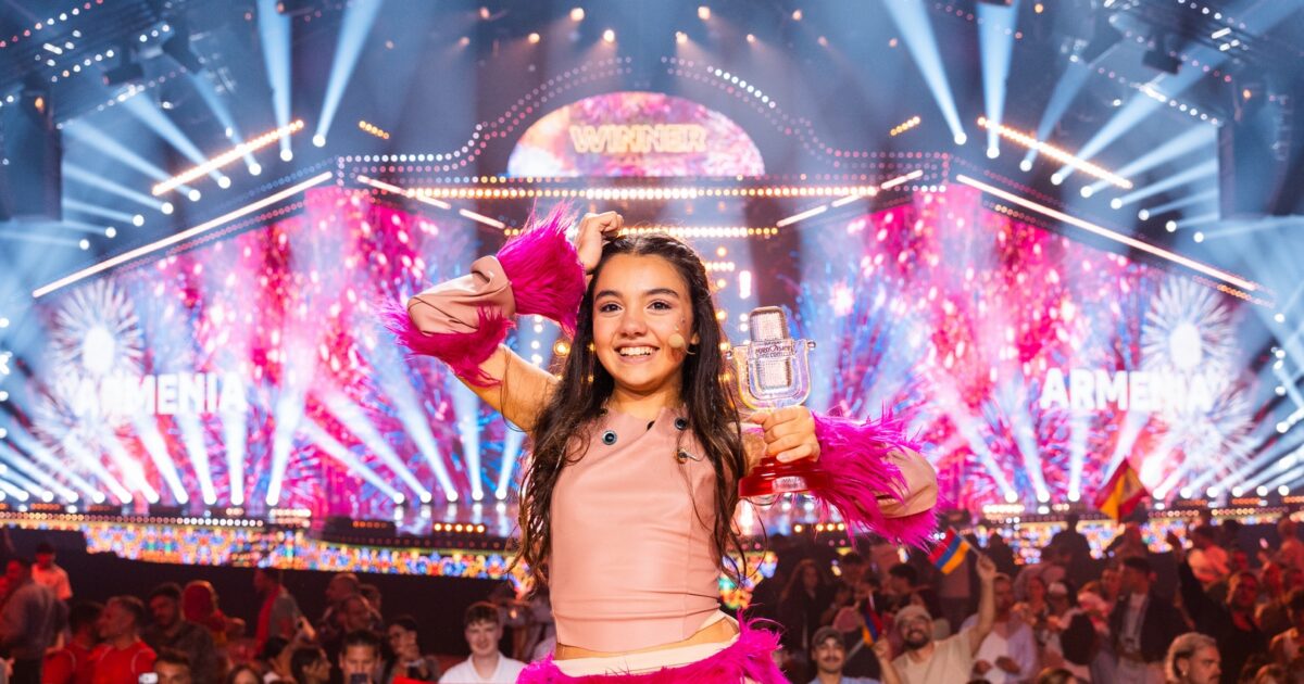 Naré, winner of Junior Eurovision 2026 | Photo: Corinne Cumming – EBU
