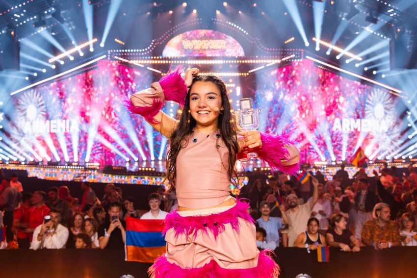 Naré, winner of Junior Eurovision 2026 | Photo: Corinne Cumming / EBU