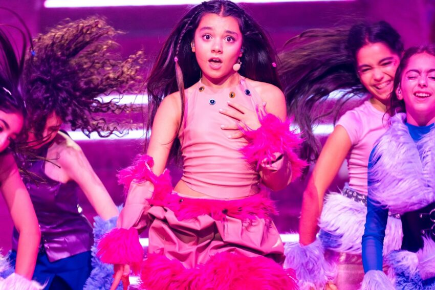 Naré (Armenia) during her first rehearsal at Junior Eurovision 2026 | Photo: Corinne Cumming – EBU