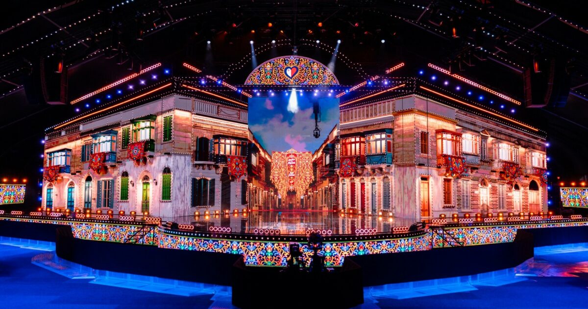 The Junior Eurovision 2026 stage in Ta’ Qali, Malta | Photo: Corinne Cumming – EBU
